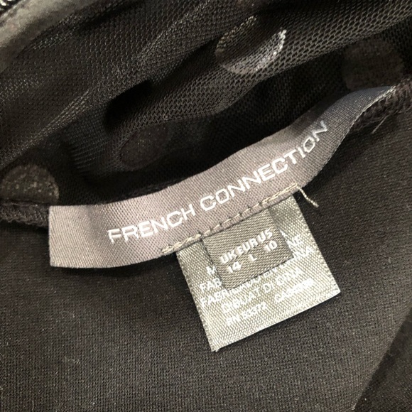 French Connection Leah Mesh Dot Dress - Picture 7 of 7